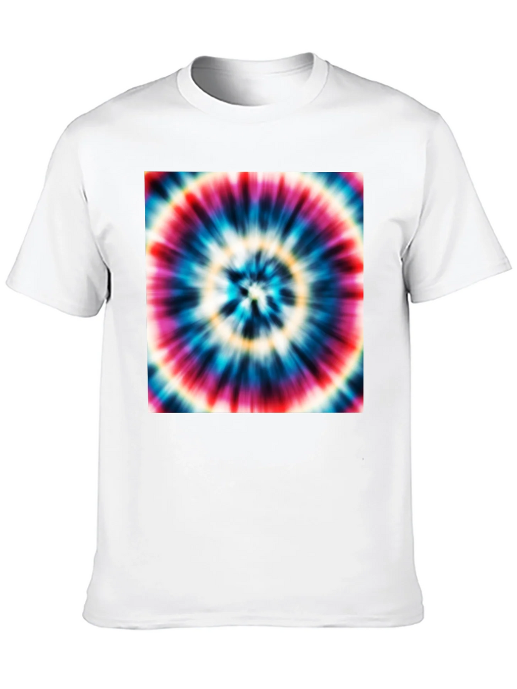 Tie Dye Swirl Graphic Black T-Shirt product image 6