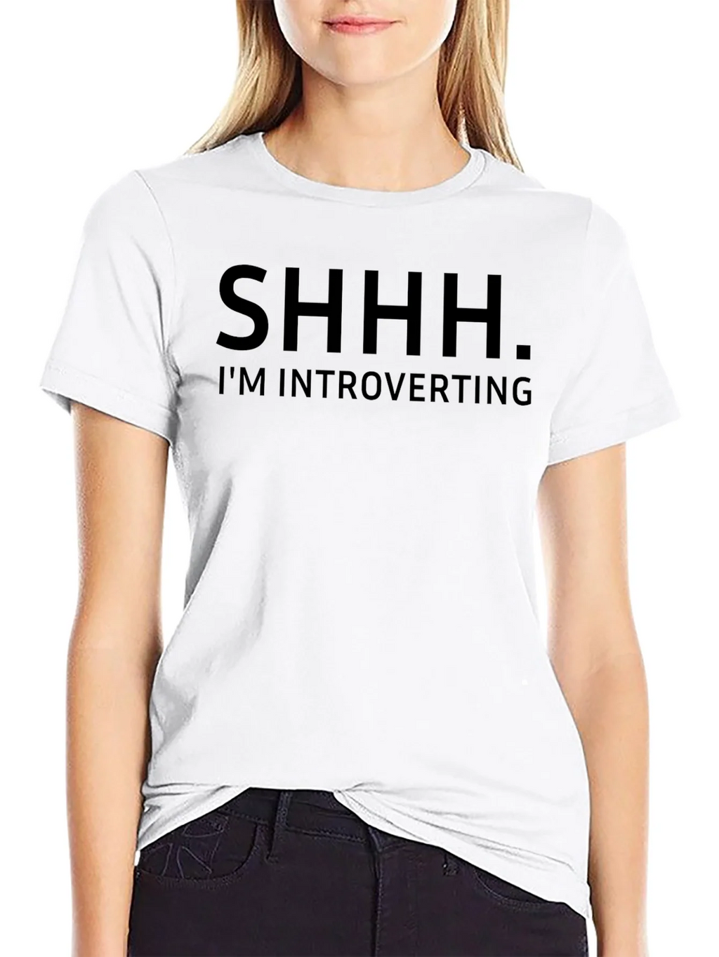 Introvert T-Shirt - SHHH Im Introverting Graphic Tee product image 8