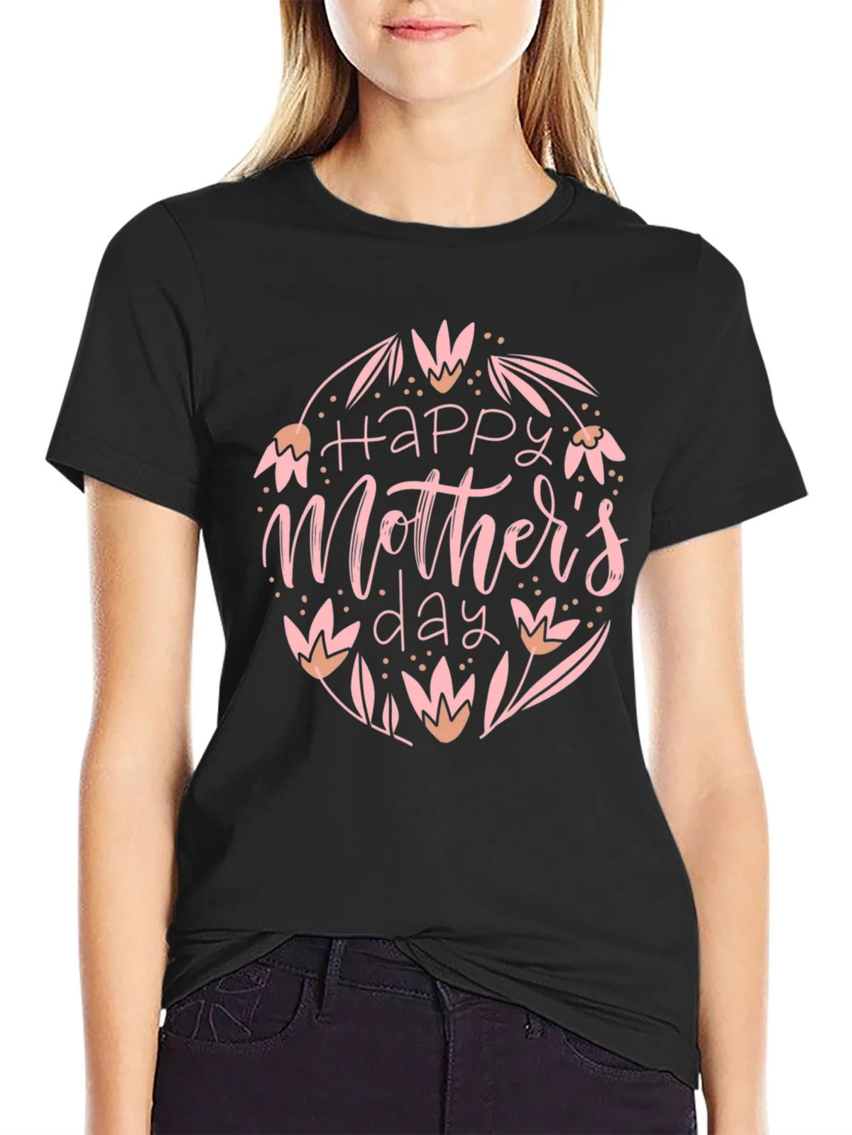 Happy Mothers Day T-Shirt - Floral Design product image 2