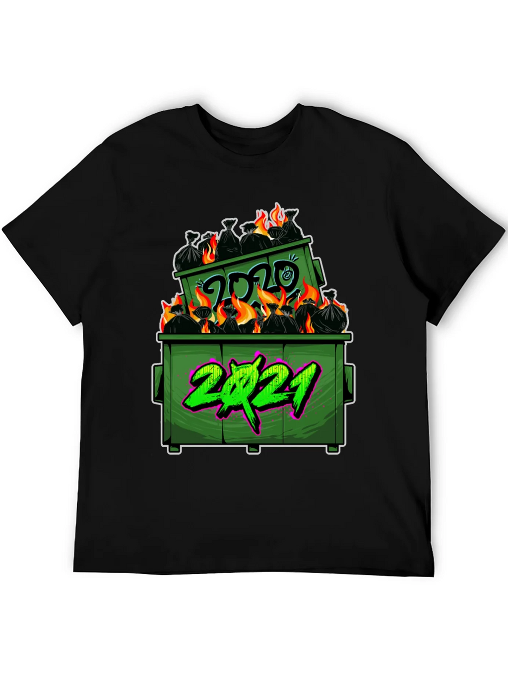 Dumpster Fire 2020-2021 Graphic T-Shirt product image 2