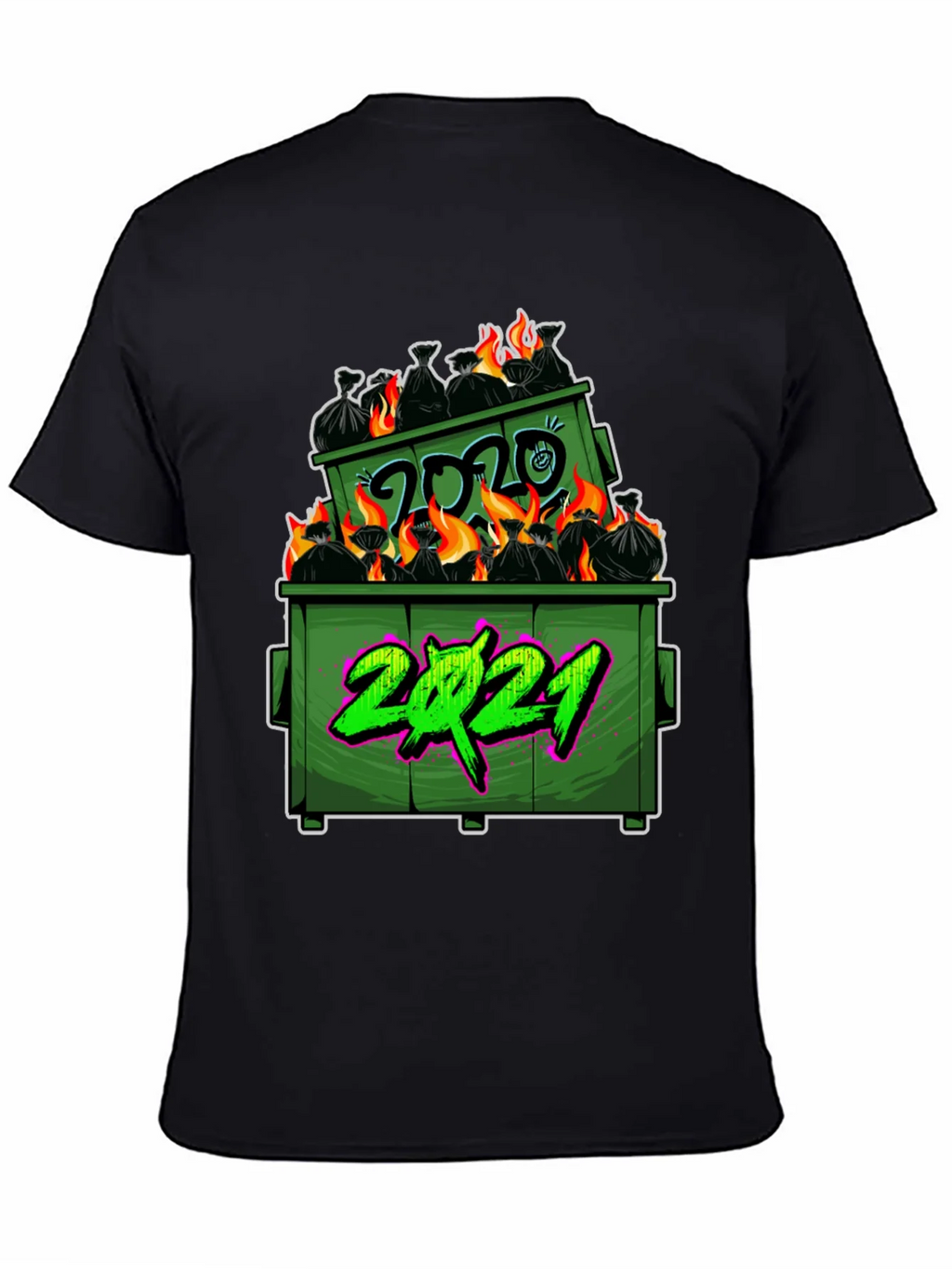 Dumpster Fire 2020-2021 Graphic T-Shirt product image 1