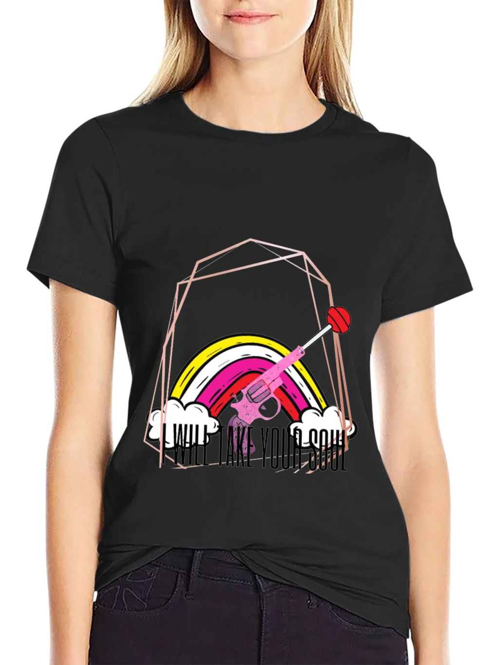Rainbow Gun T-Shirt - Will Take Your Soul product image 2