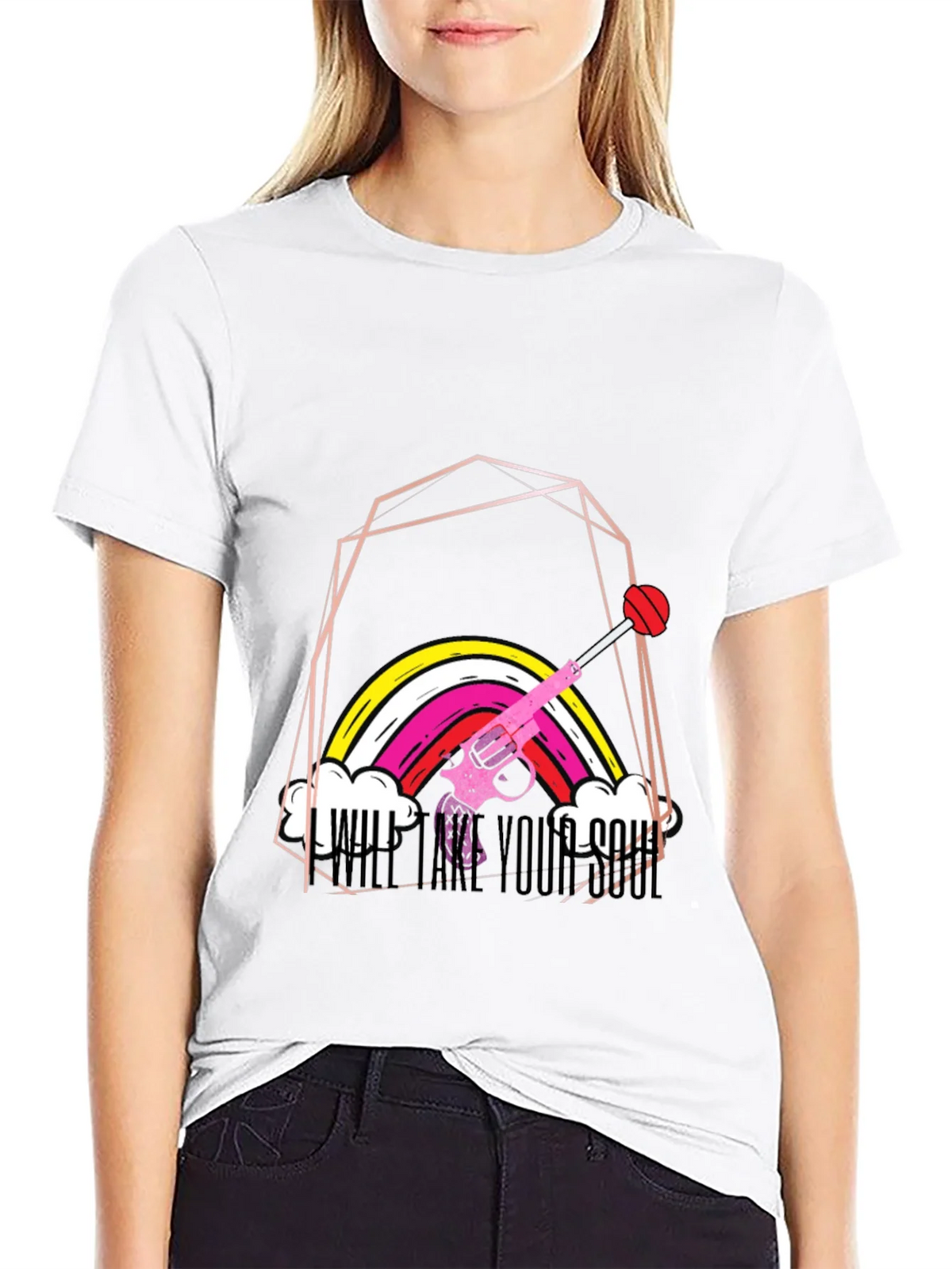 Rainbow Gun T-Shirt - Will Take Your Soul product image 8