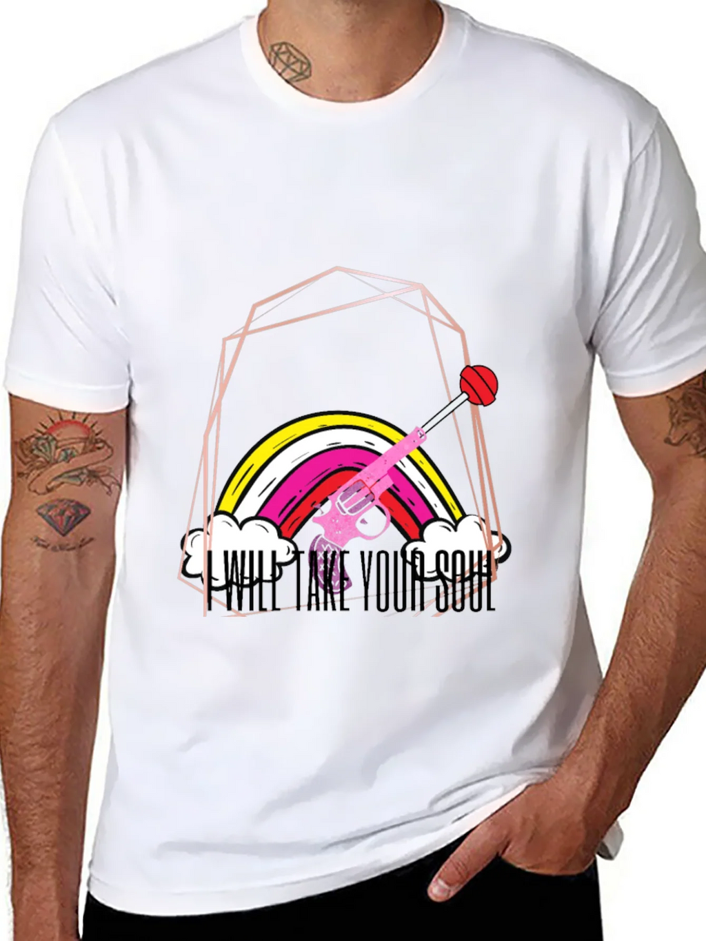 Rainbow Gun T-Shirt - Will Take Your Soul product image 7