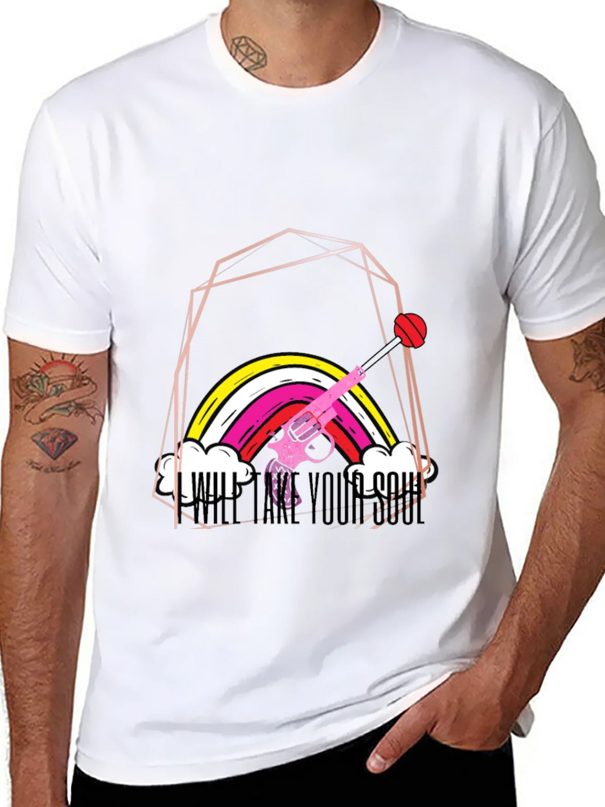 Rainbow Gun T-Shirt - Will Take Your Soul product image 7