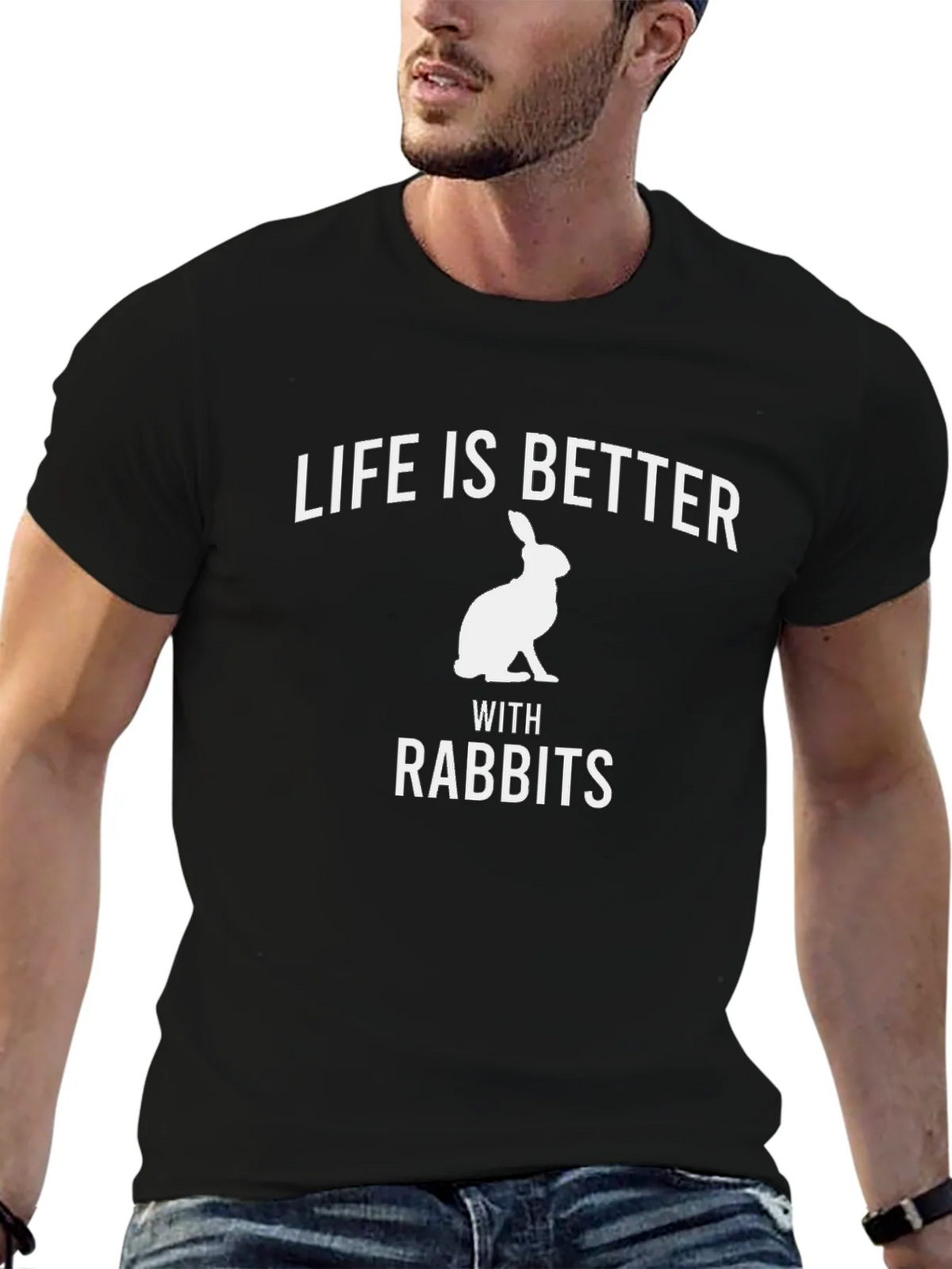 Life is Better with Rabbits T-Shirt product image 4