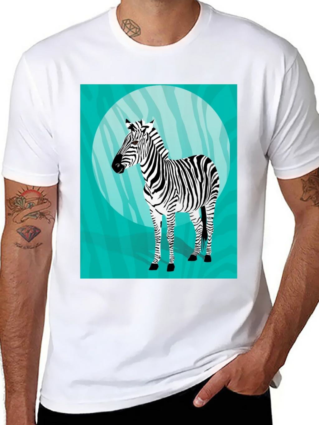 Zebra Graphic T-Shirt - Unique Animal Print Tee product image 7