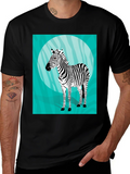 Zebra Graphic T-Shirt - Unique Animal Print Tee product image 1