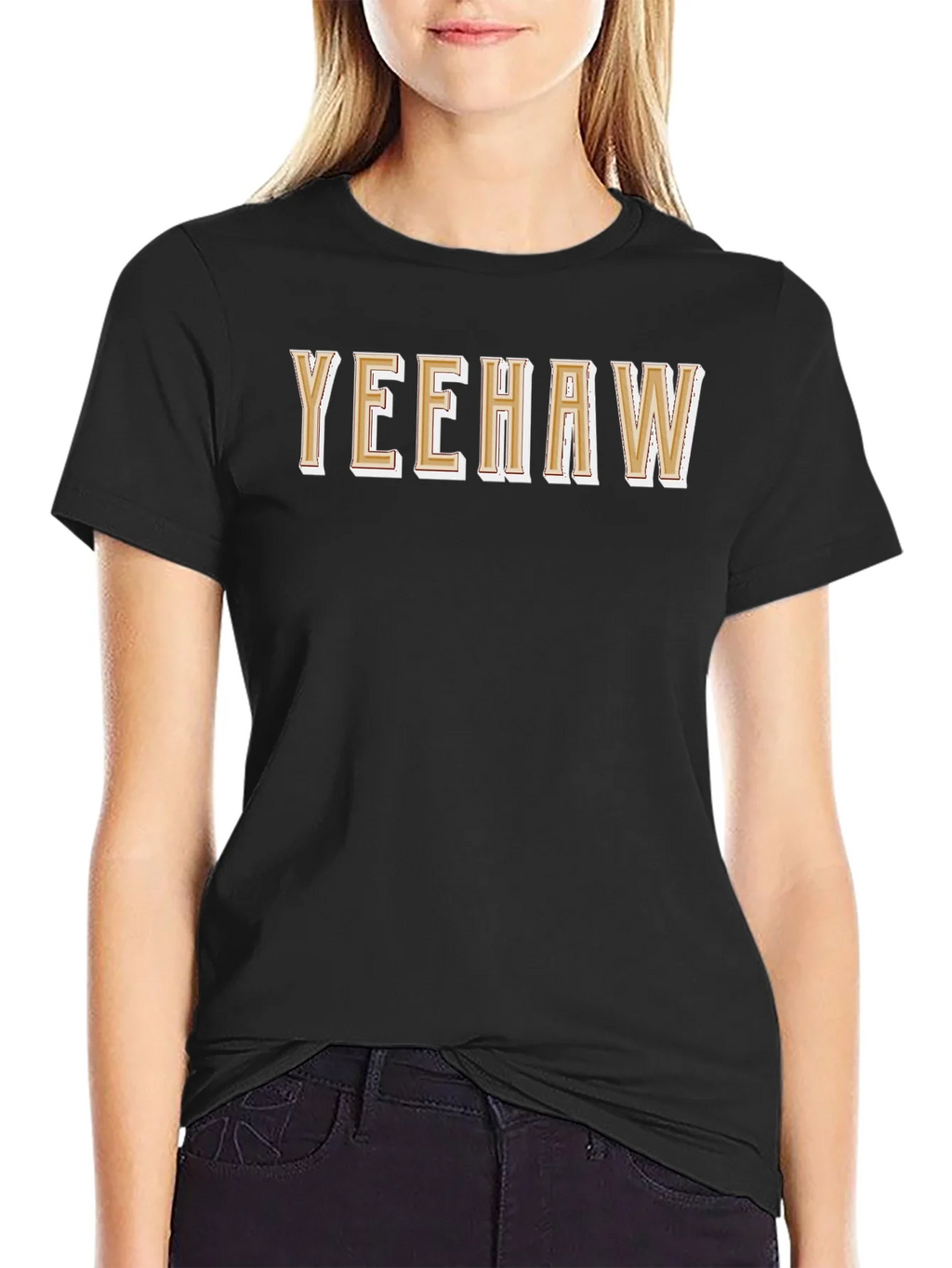 Yeehaw Graphic Tee - Western Style Black T-Shirt product image 2