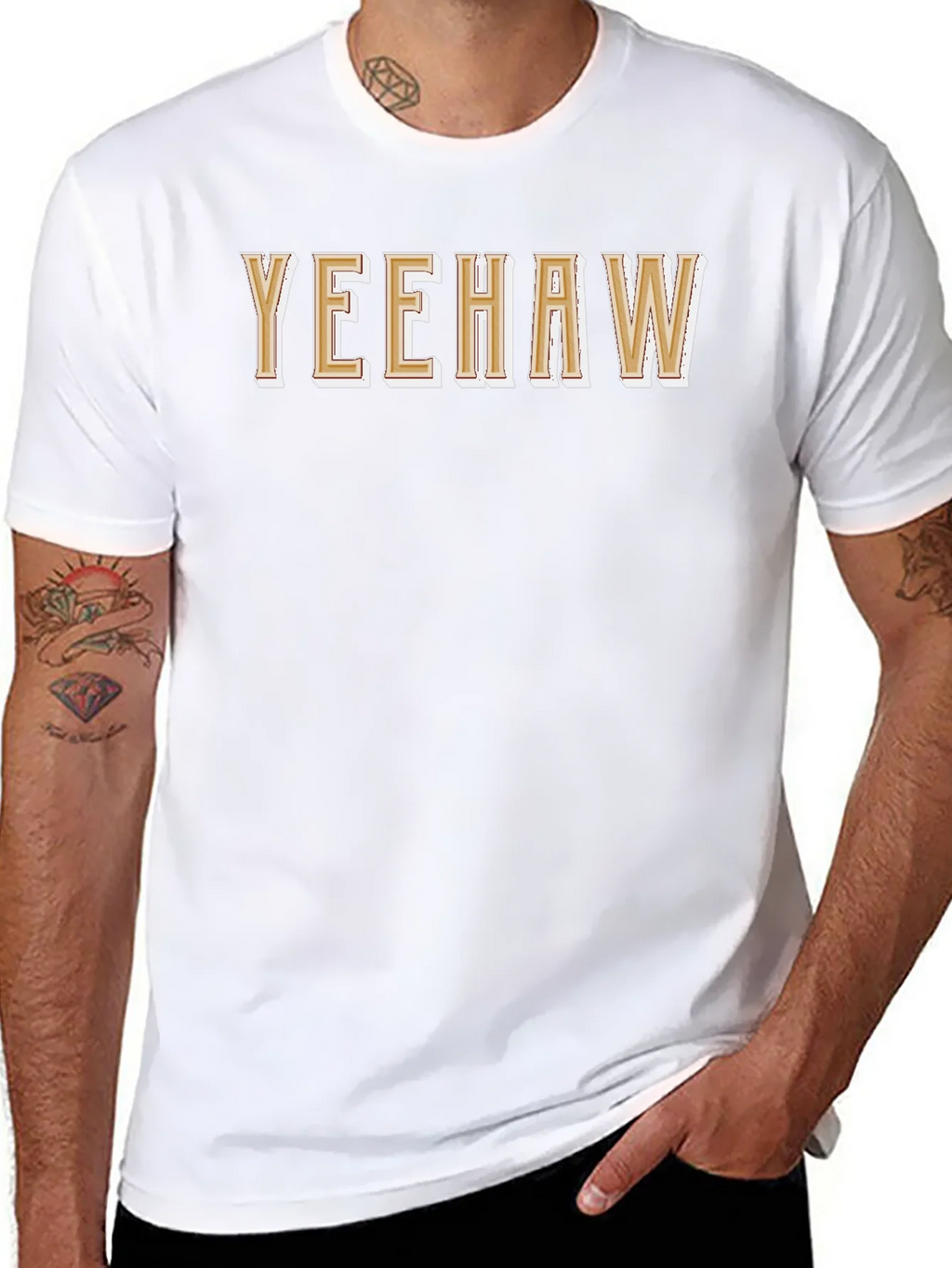 Yeehaw Graphic Tee - Western Style Black T-Shirt product image 7