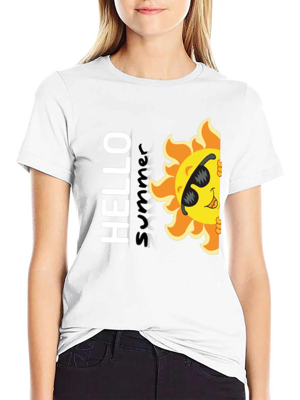 Hello Summer T-Shirt - Fun Sun Graphic Tee product image 8