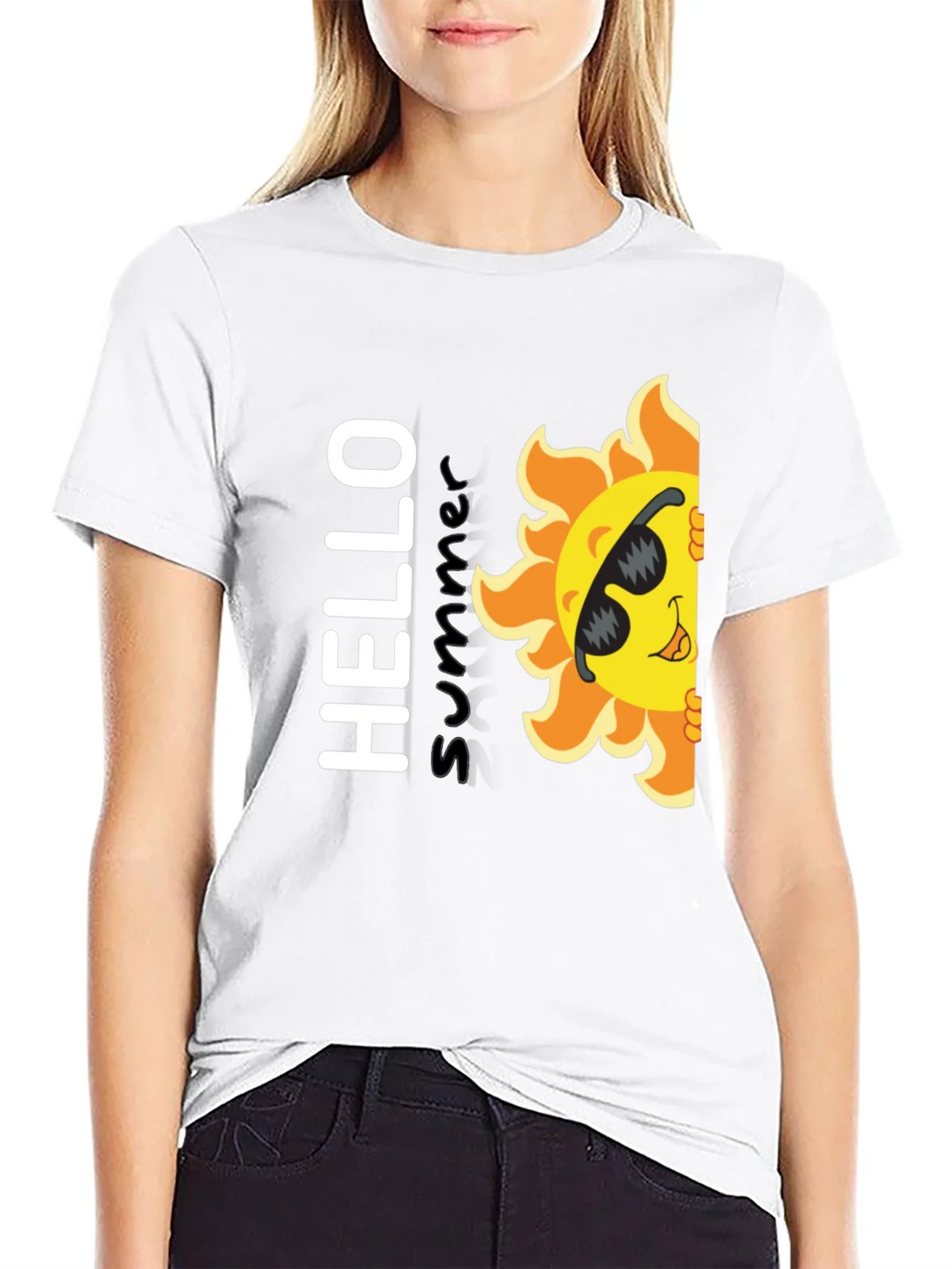 Hello Summer T-Shirt - Fun Sun Graphic Tee product image 8