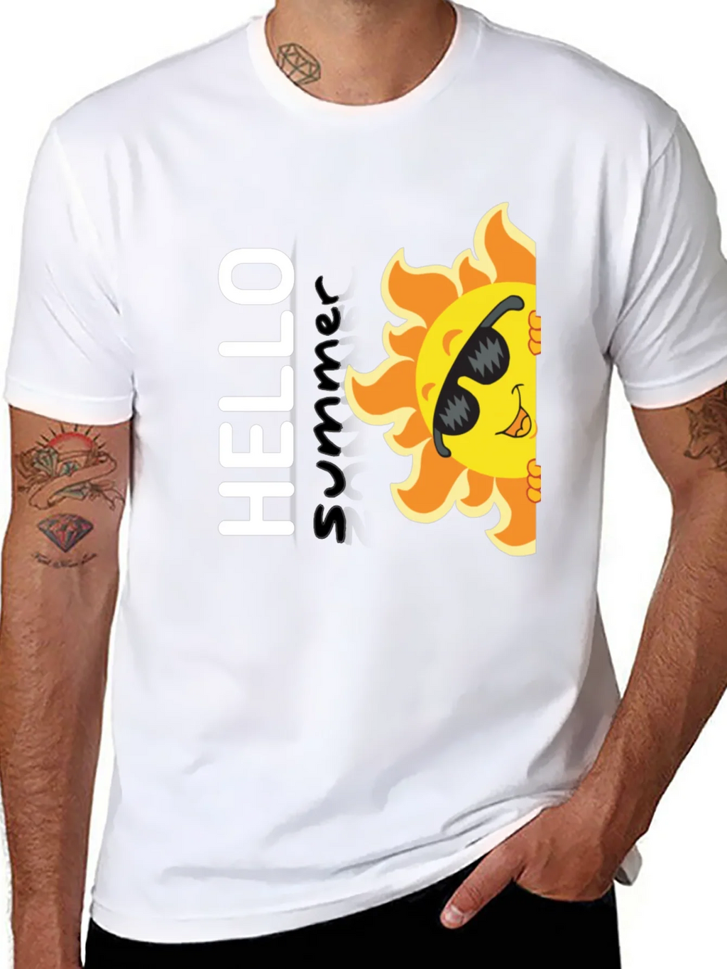 Hello Summer T-Shirt - Fun Sun Graphic Tee product image 7