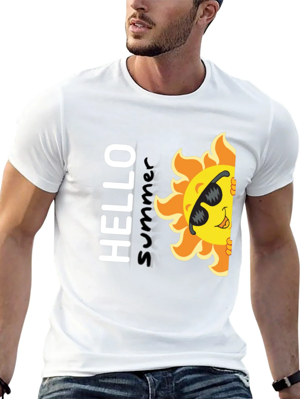 Hello Summer T-Shirt - Fun Sun Graphic Tee product image 12