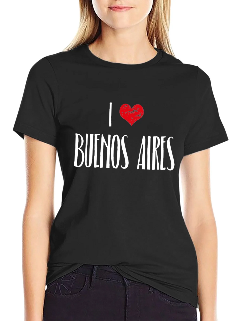 I Love Buenos Aires Black T-Shirt product image 2