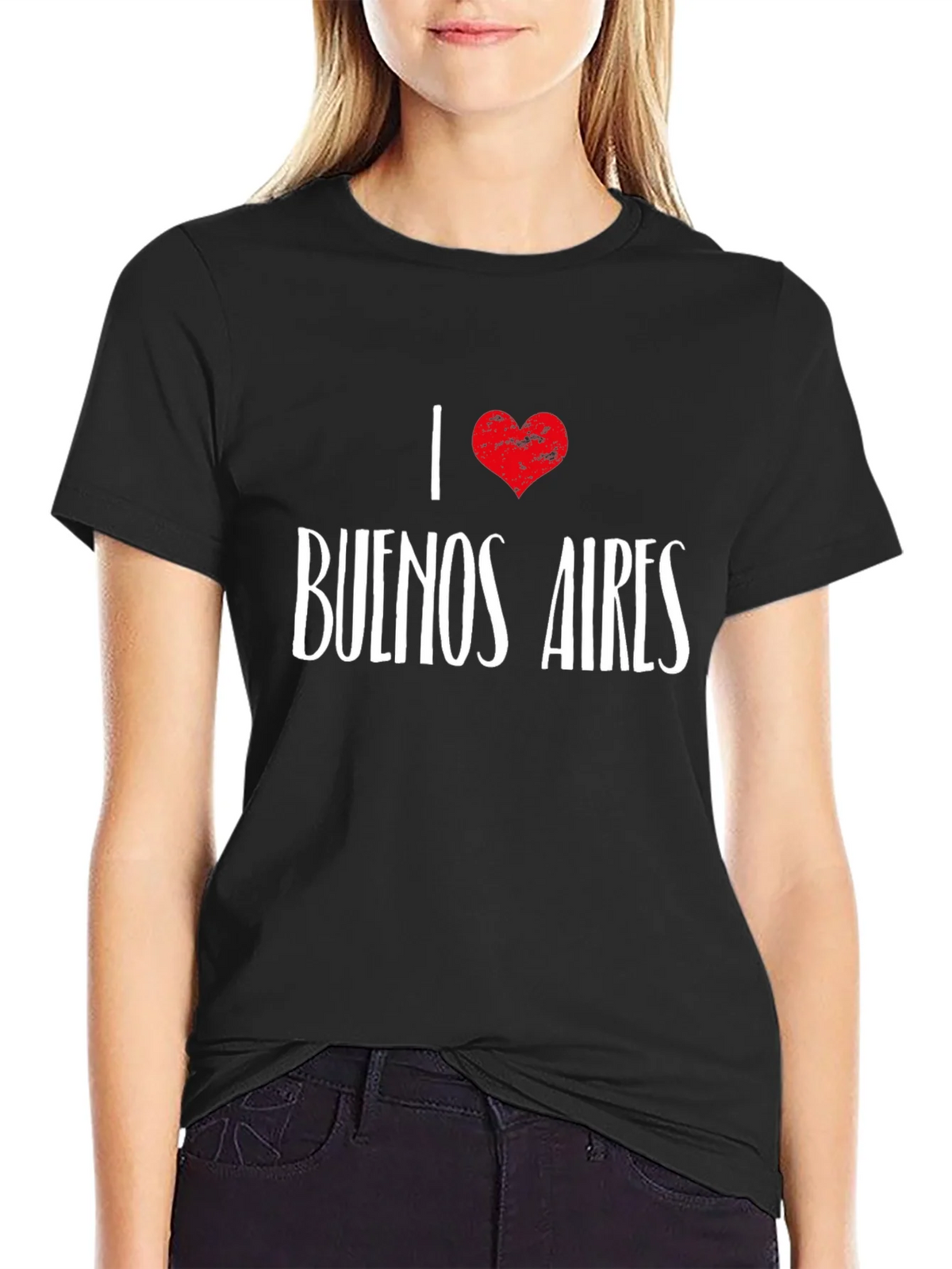 I Love Buenos Aires Black T-Shirt product image 2