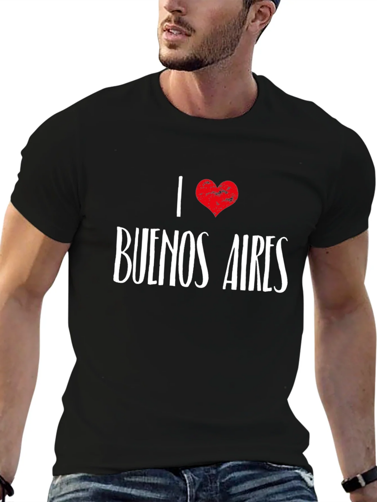 I Love Buenos Aires Black T-Shirt product image 6