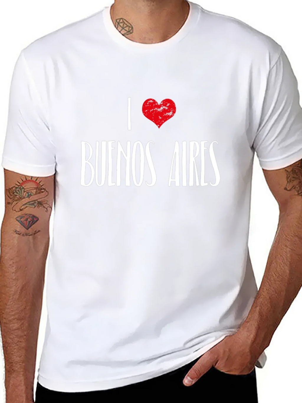 I Love Buenos Aires Black T-Shirt product image 7