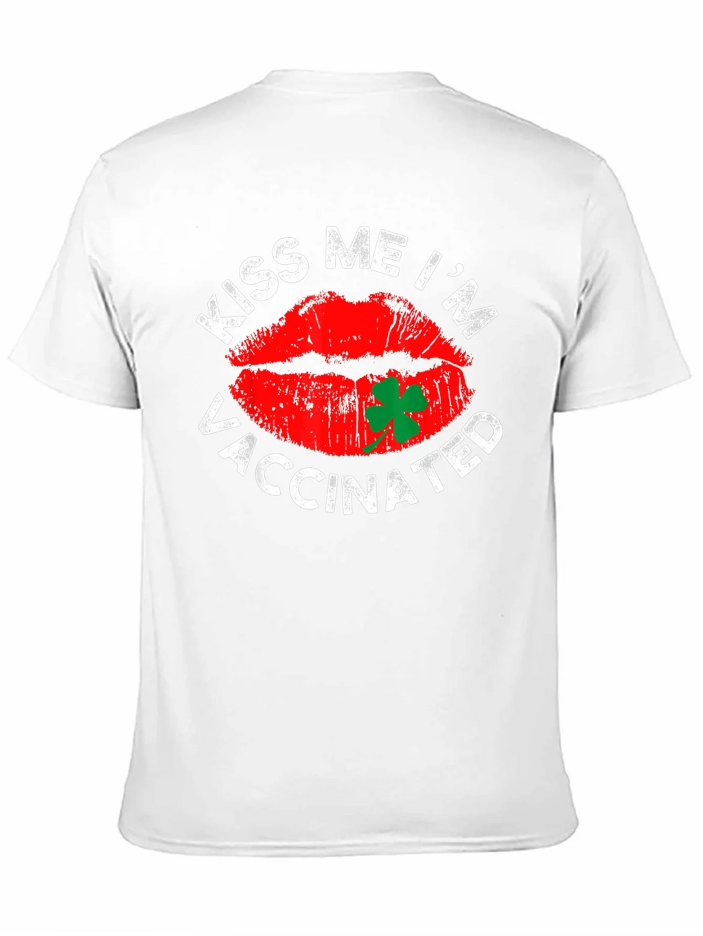 Kiss Me Im Vaccinated T-Shirt St. Patricks Day product image 10