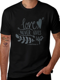 Love Never Gives Up Graphic Tee product image 1
