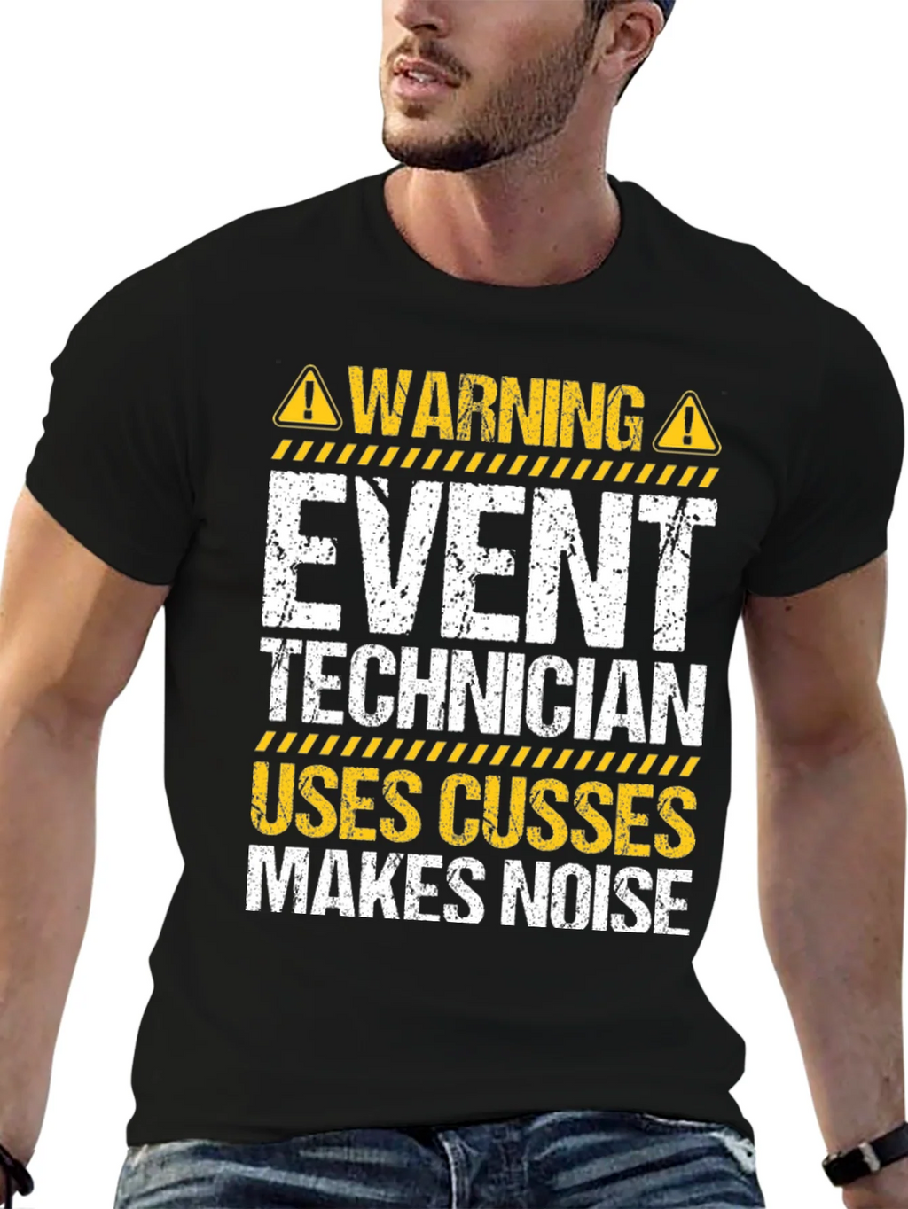 Event Technician Warning T-Shirt product image 6
