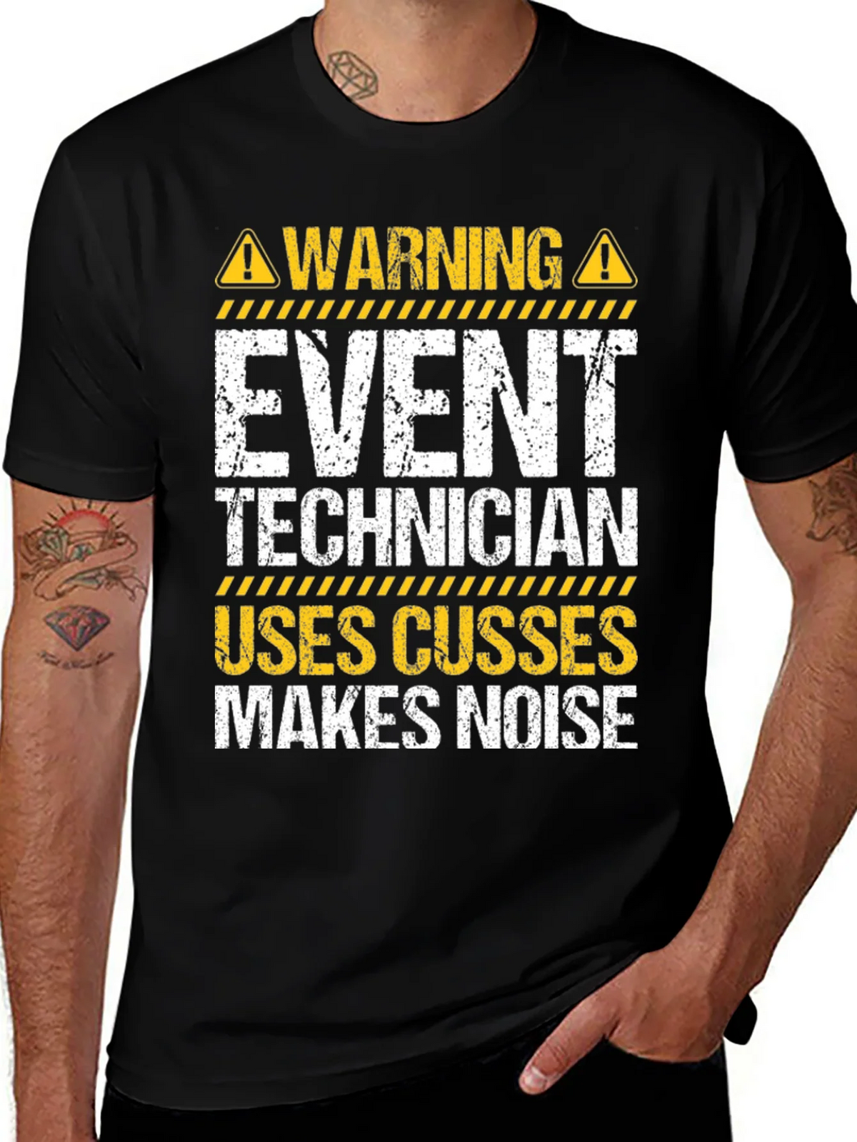 Event Technician Warning T-Shirt product image 1