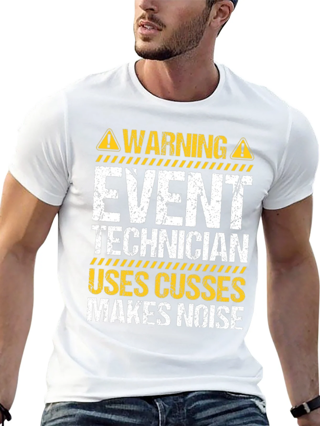 Event Technician Warning T-Shirt product image 12