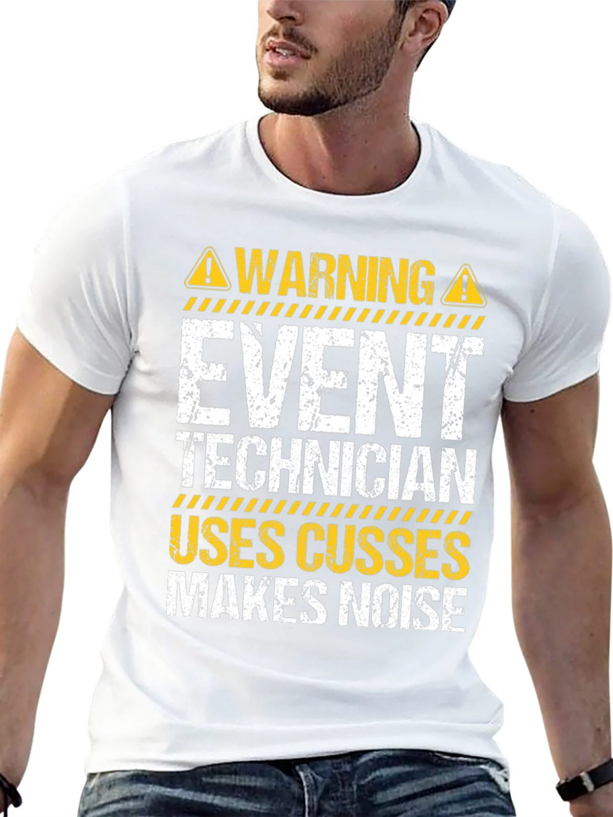 Event Technician Warning T-Shirt product image 12