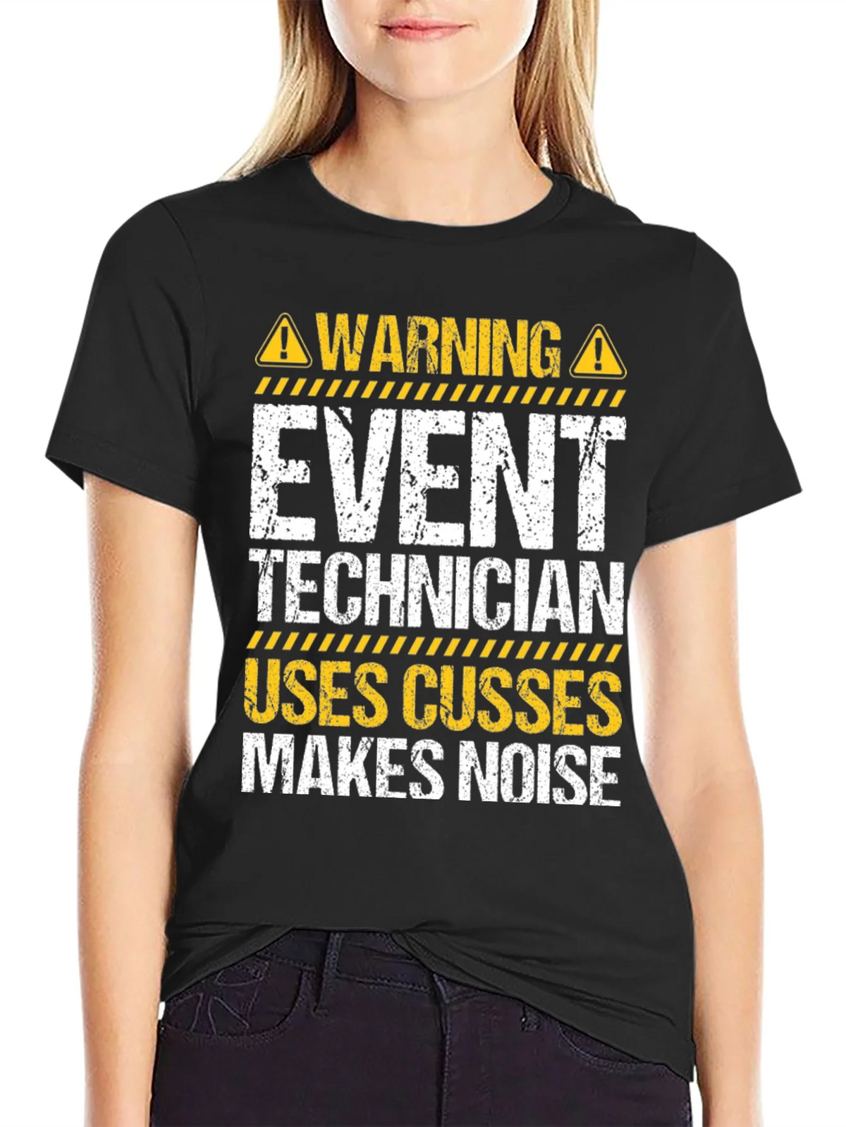 Event Technician Warning T-Shirt product image 2