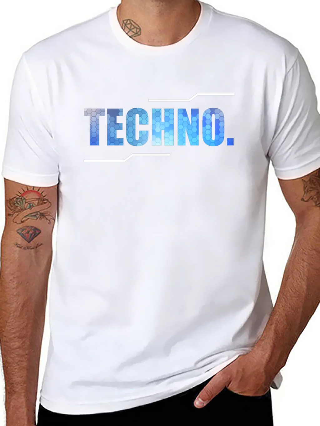 Techno Graphic T-Shirt - Cool Urban Style product image 7