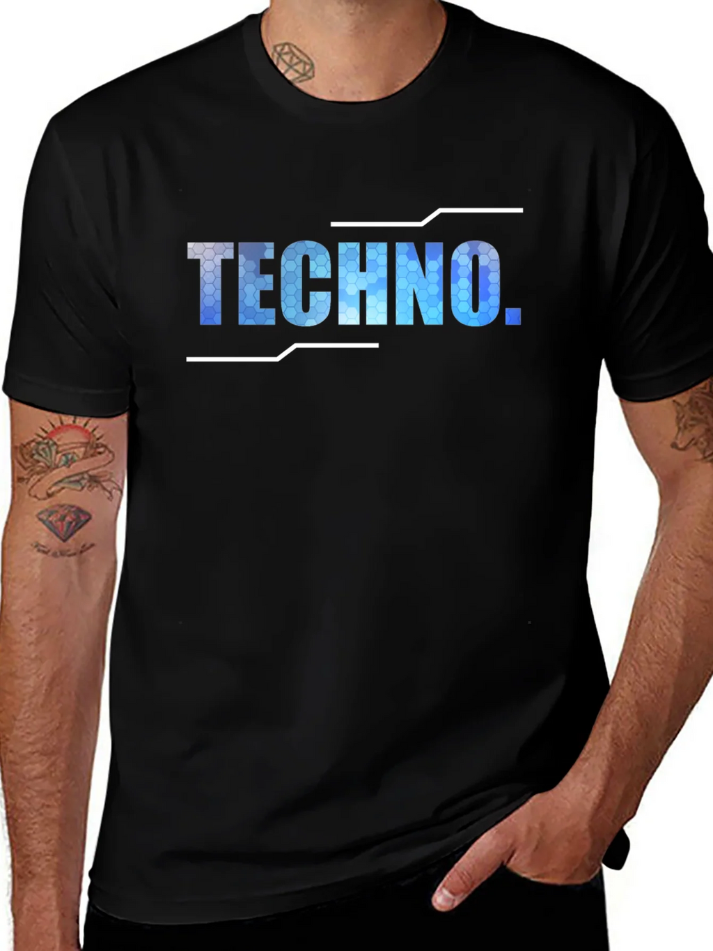 Techno Graphic T-Shirt - Cool Urban Style product image 1