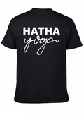 Hatha Yoga Graphic T-Shirt - Black product image 1