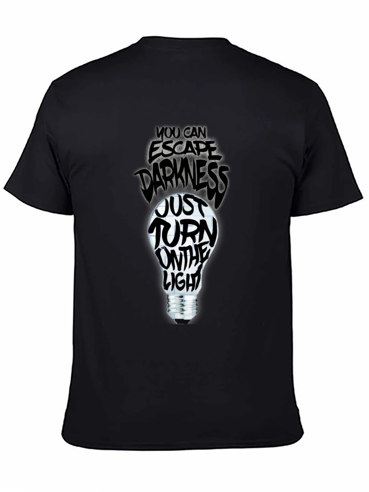 Escape Darkness T-Shirt: Turn on the Light product image 4