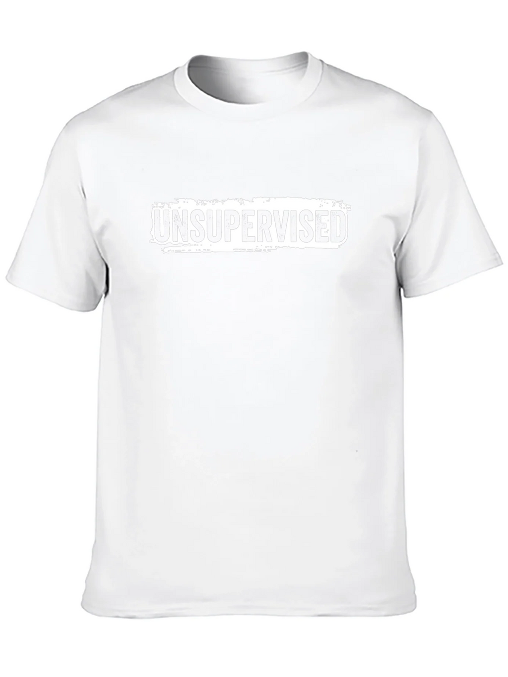 Unsupervised Graphic Tee - Black Casual T-Shirt product image 8