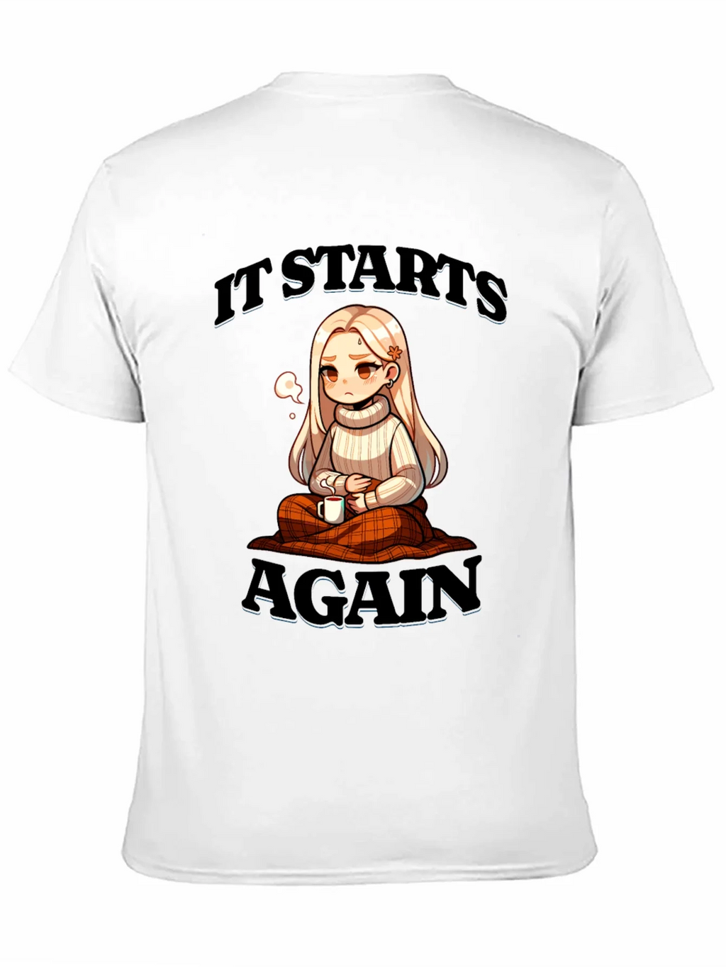 It Starts Again Anime Style Graphic Tee product image 6