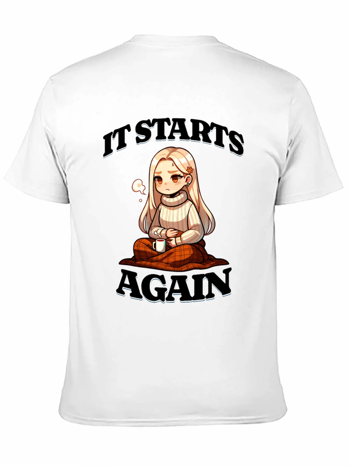 It Starts Again Anime Style Graphic Tee product image 6