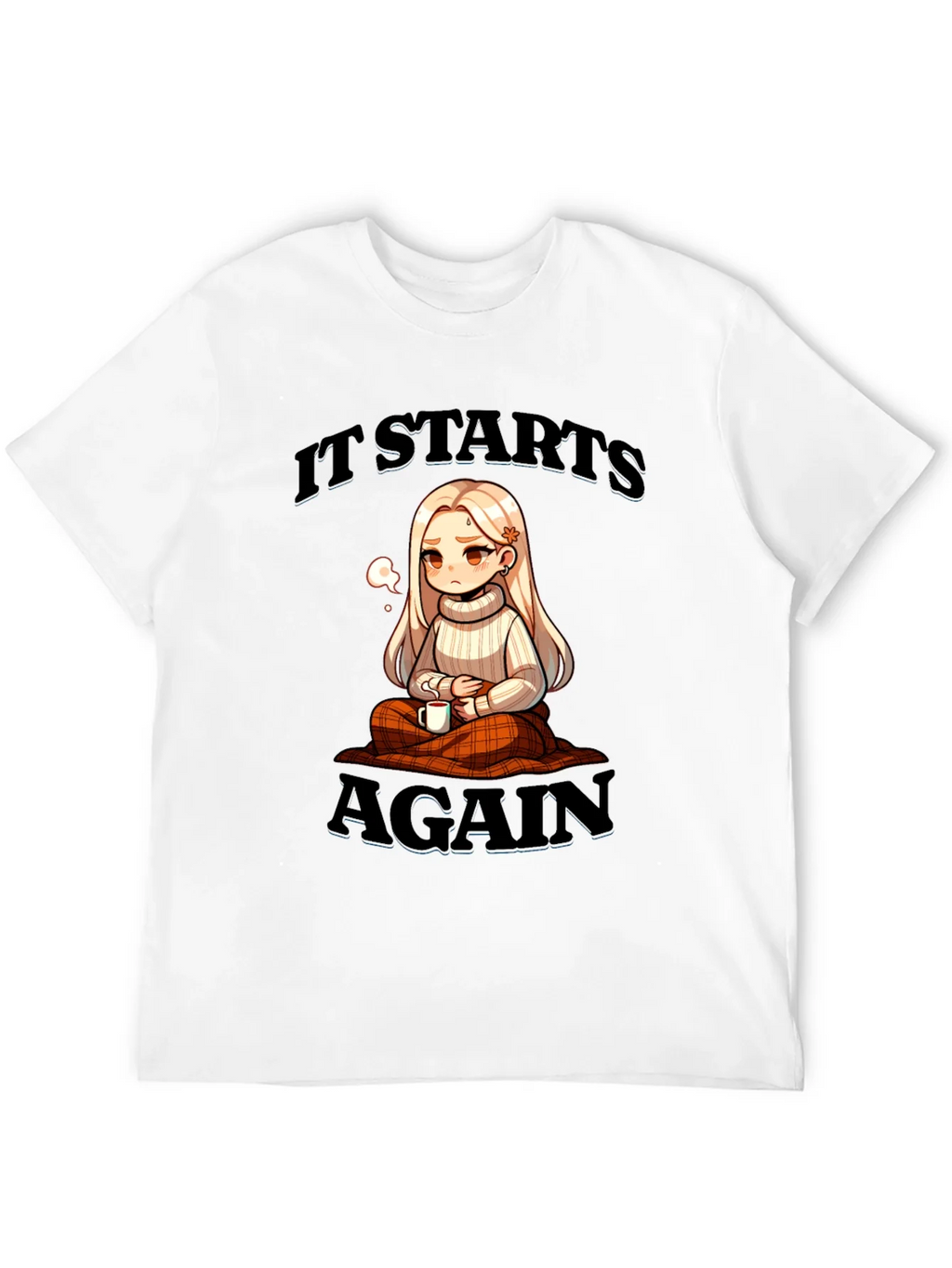 It Starts Again Anime Style Graphic Tee product image 7