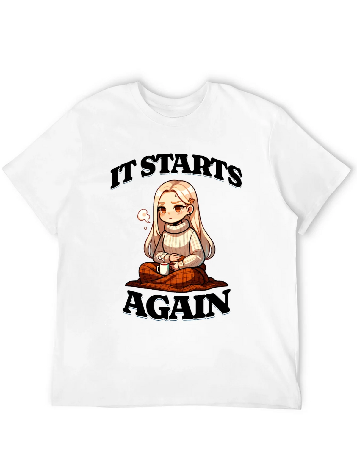 It Starts Again Anime Style Graphic Tee product image 7