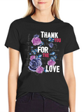 Floral Thank You Graphic T-Shirt product image 1