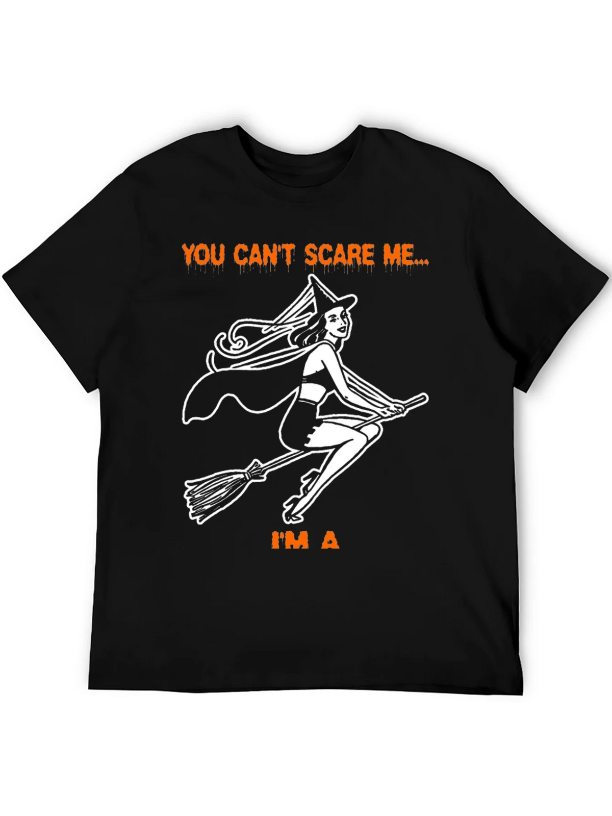Halloween Witch T-Shirt - You Cant Scare Me product image 4