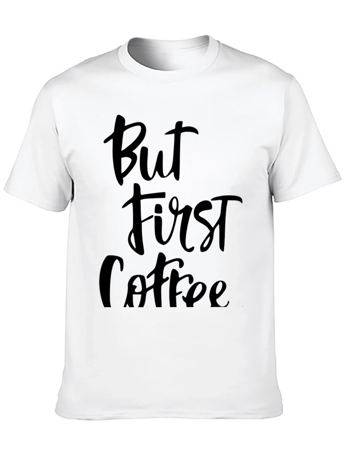 But First Coffee Graphic Tee - Unisex Black T-Shirt product image 7