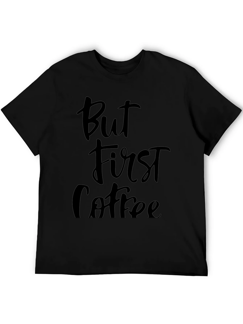 But First Coffee Graphic Tee - Unisex Black T-Shirt product image 4