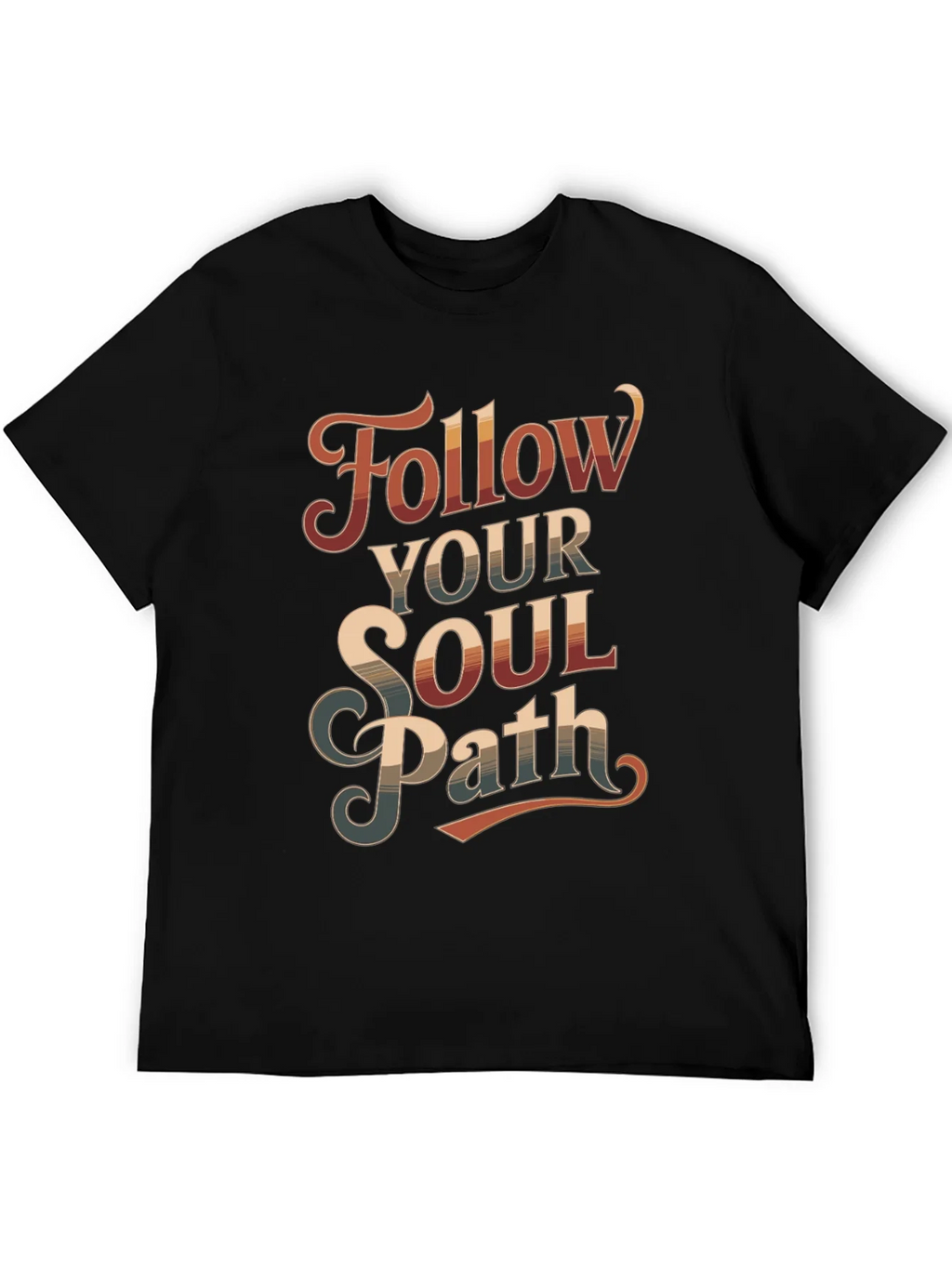 Follow Your Soul Path Graphic Tee - Retro Style product image 5