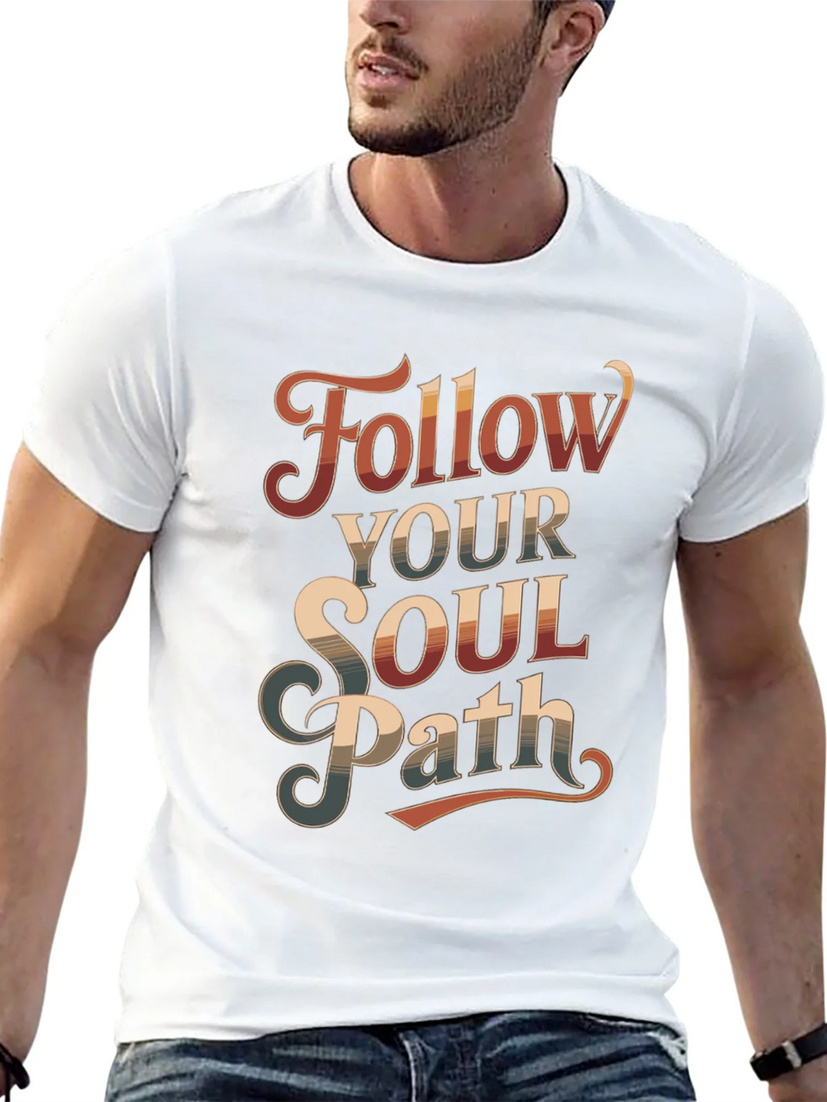 Follow Your Soul Path Graphic Tee - Retro Style product image 12
