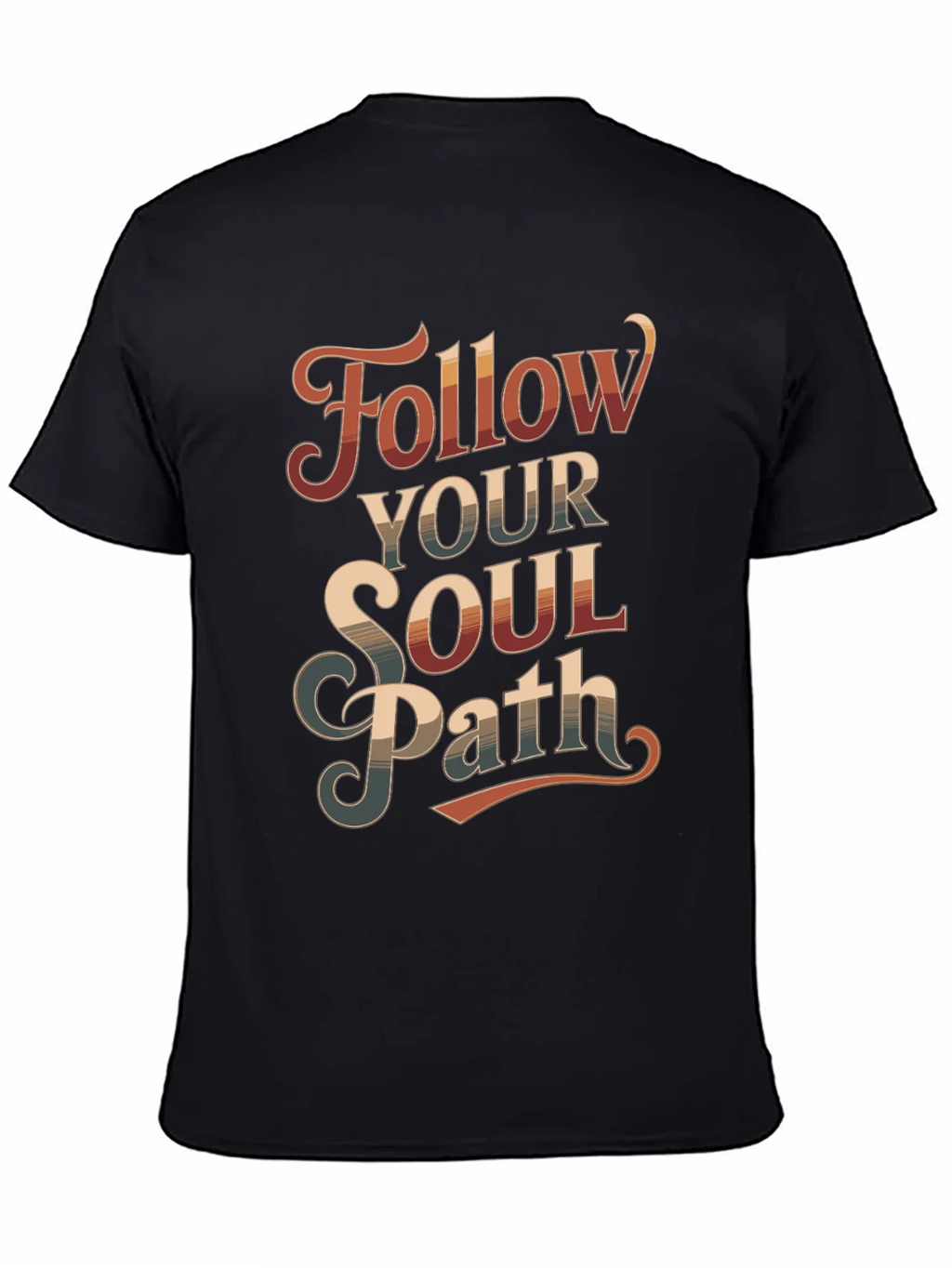 Follow Your Soul Path Graphic Tee - Retro Style product image 4
