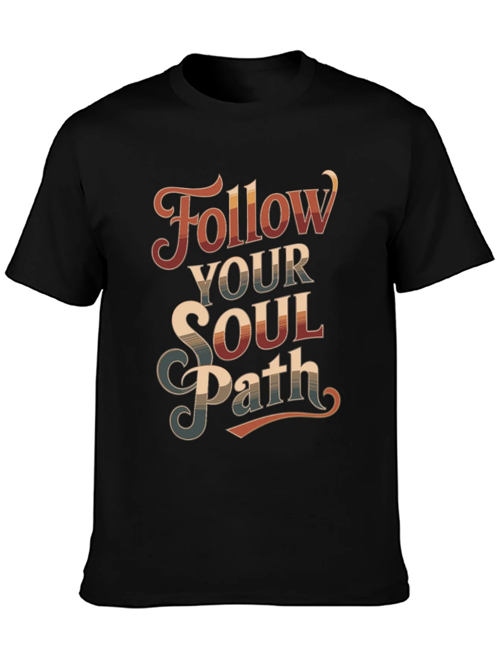 Follow Your Soul Path Graphic Tee - Retro Style product image 3