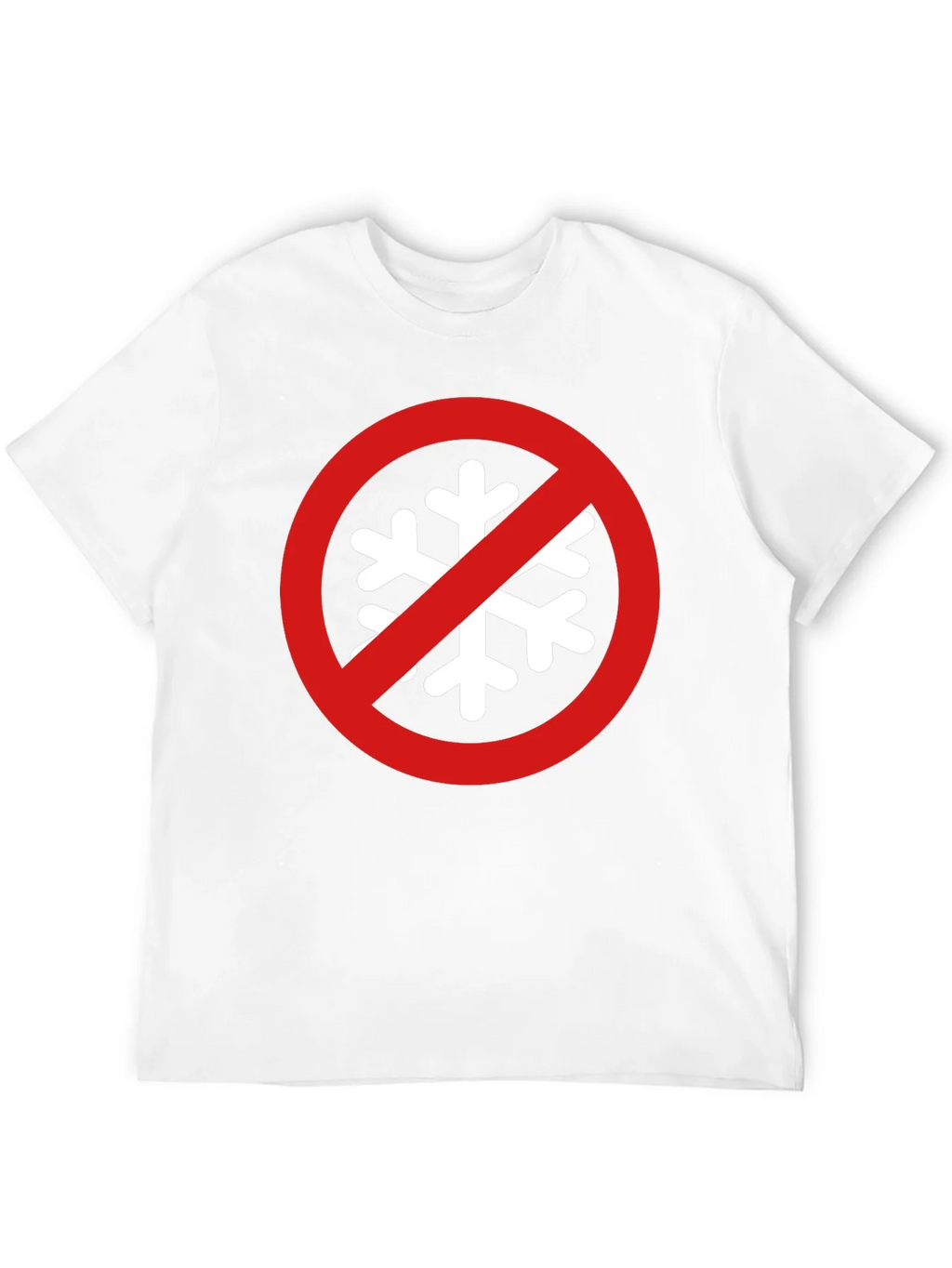 No Snowflake Zone Black T-Shirt product image 11