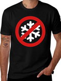 No Snowflake Zone Black T-Shirt product image 1