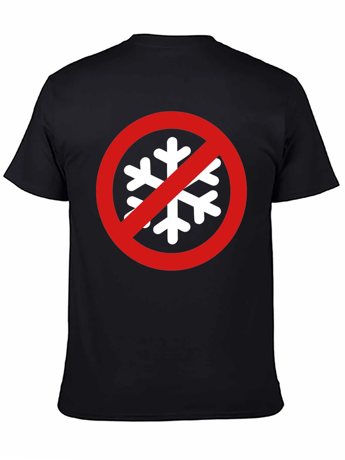 No Snowflake Zone Black T-Shirt product image 4