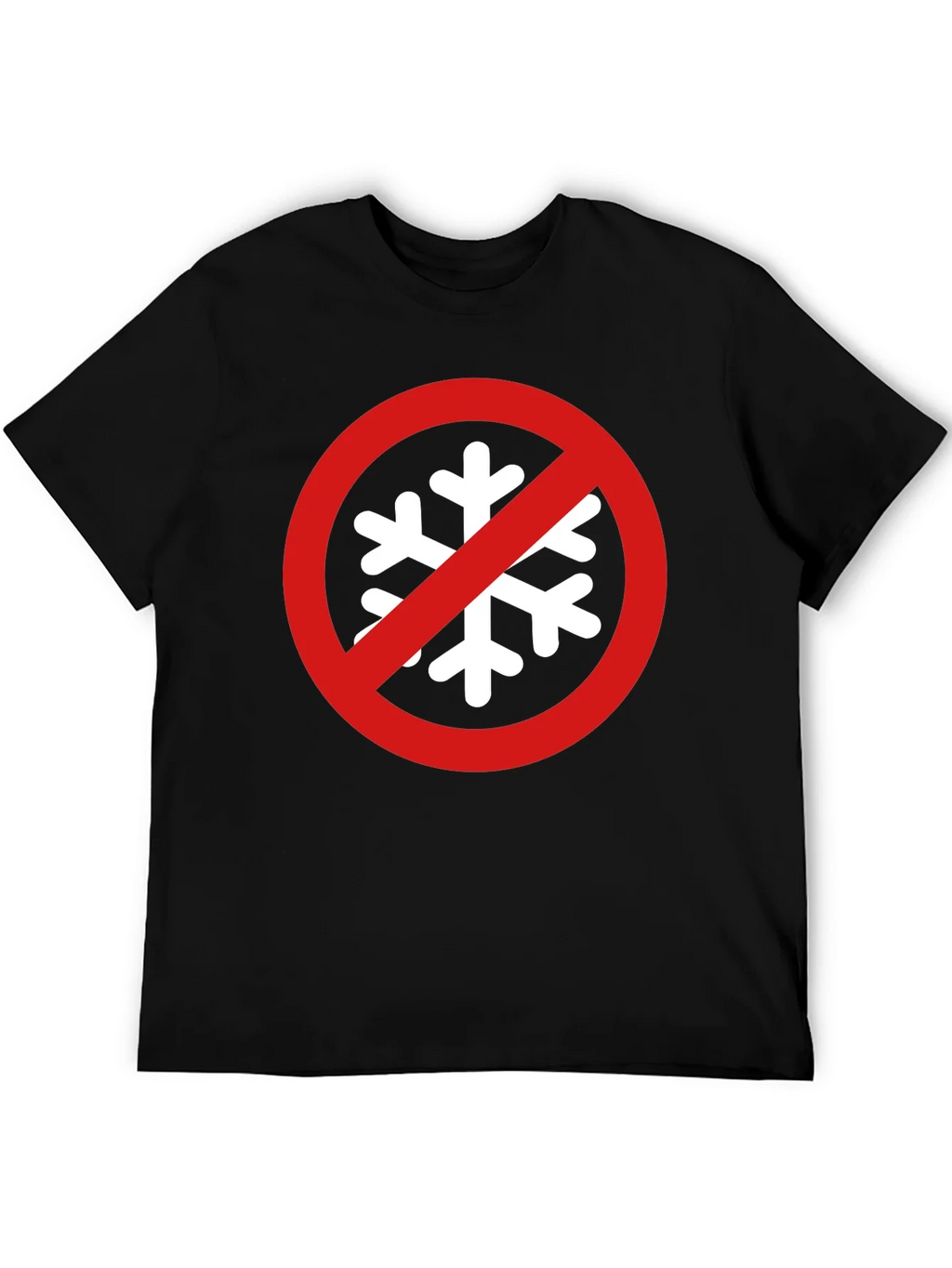 No Snowflake Zone Black T-Shirt product image 5